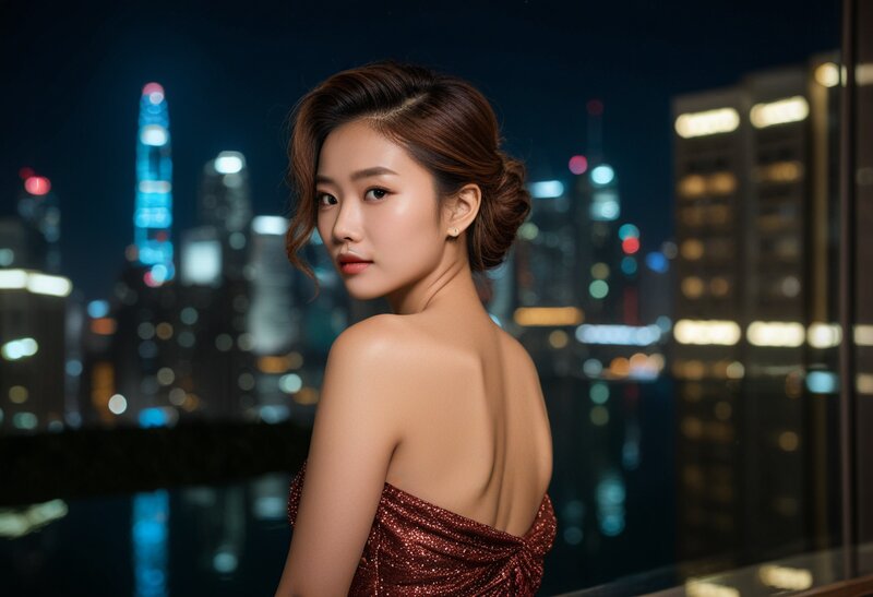 红杏深院照微芒